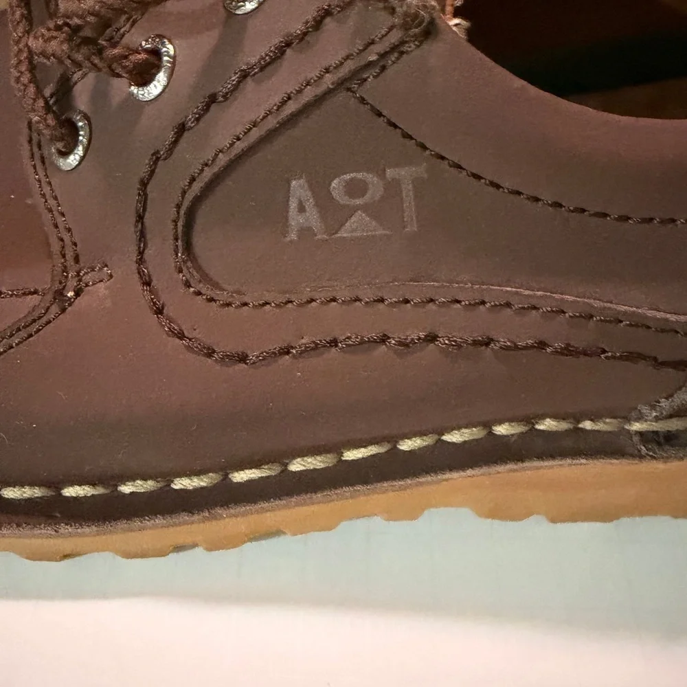 AoT Size 8 Brown Classic Leather Oxfords.